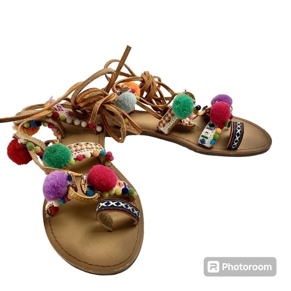 COCO PERLA Sandals multicolor Size EU 41 - Picture 1 of 5
